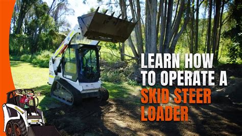 how to drive pipe with skid steer|driving a skid steer loader.